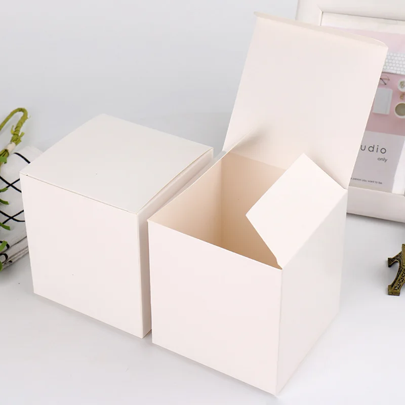 Event Party Box - 100 Cái/lốc Trắng Giấy Kraft Tặng