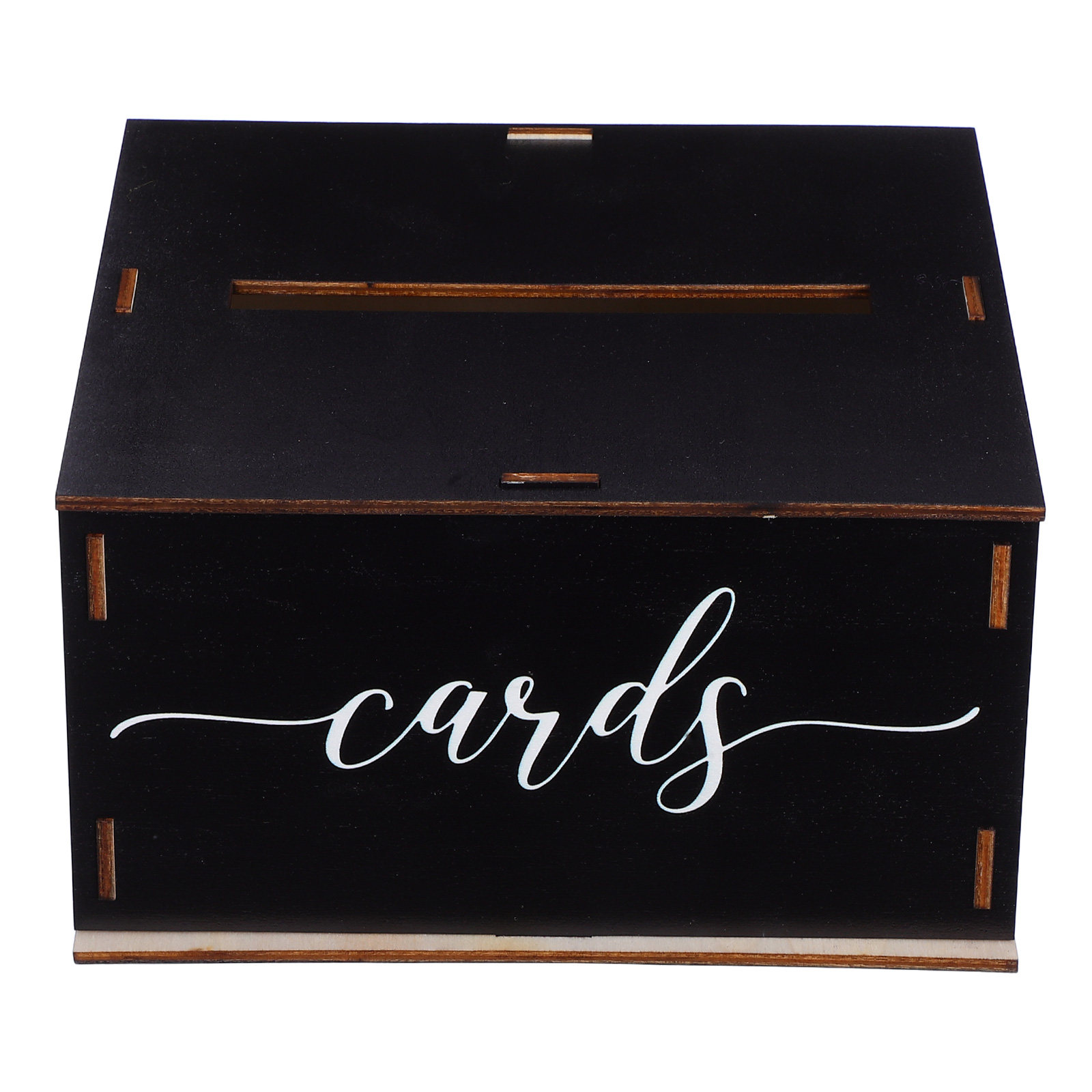 Event Party Box - Wooden Wedding Card Box Rustic Keepsake