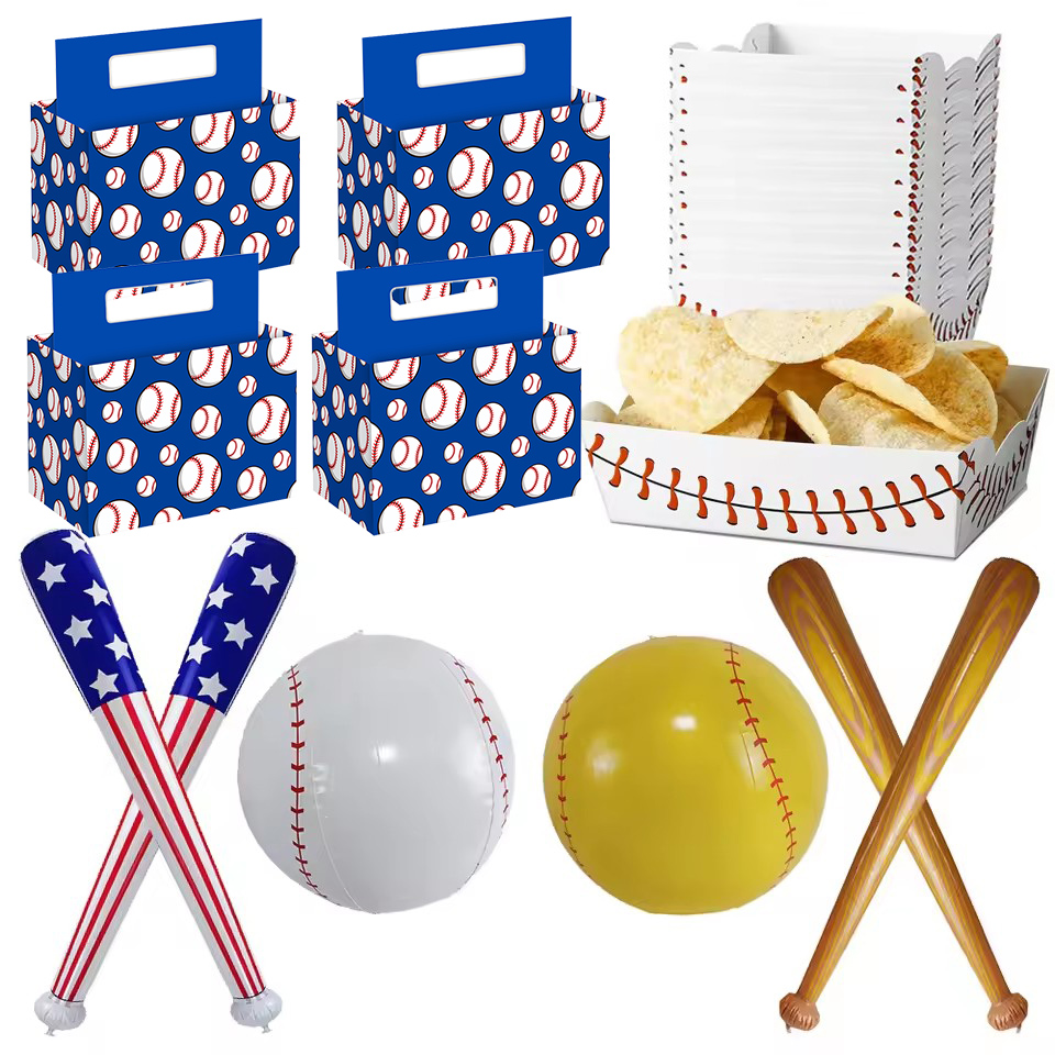 Table Cloth Disposable - Baseball Party Supplies Disposable Plastic Tablecloth