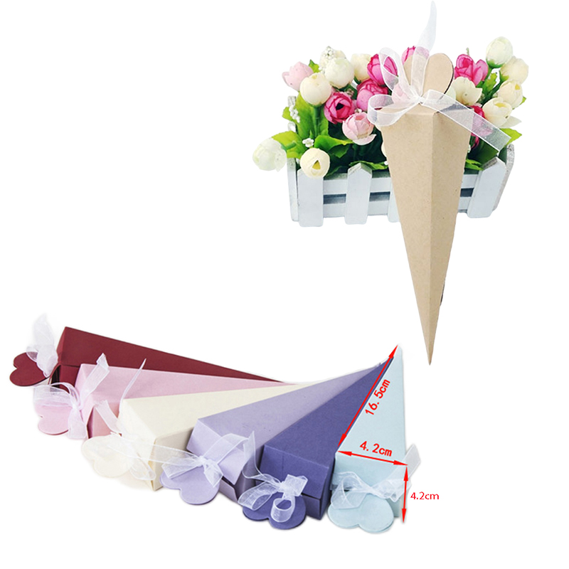 Cotton Candy Cone - 10/20/Bộ 50 Khuôn Làm Kem Cưới
