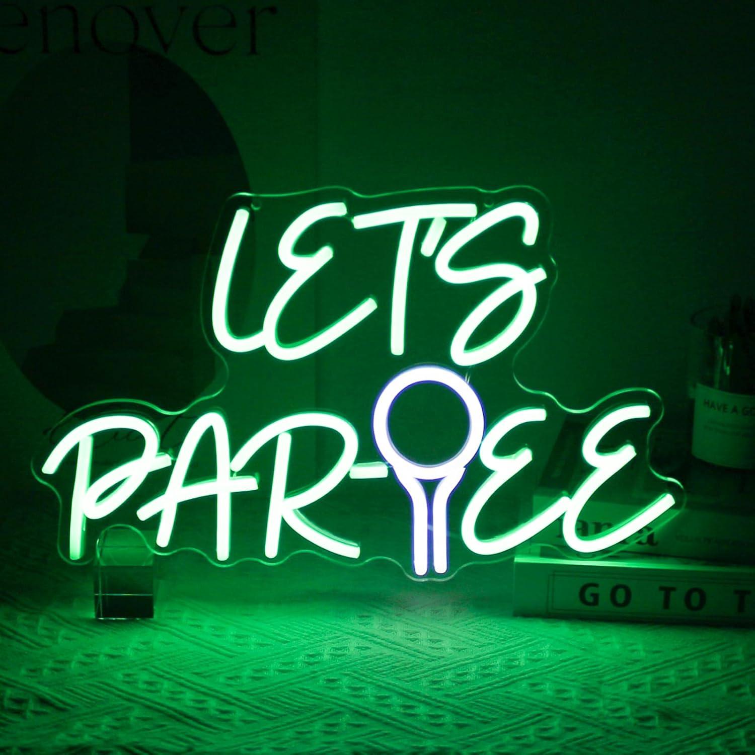 Let's Par Tee Neon Sign Golf B - đánh giá và giá Neon Sign Party