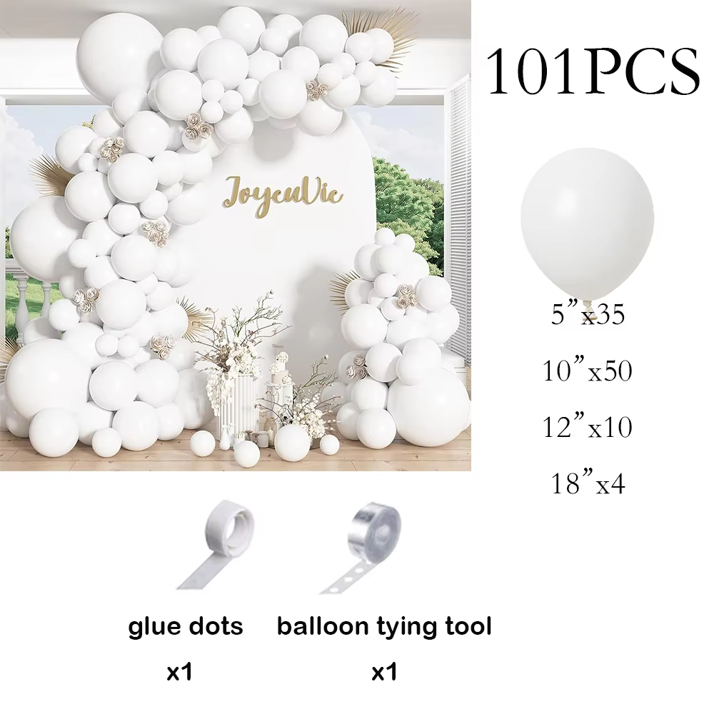Wedding Theme Balloons Garland - đánh giá và giá Balloon Arch Kit