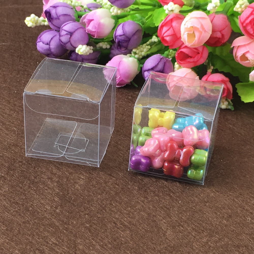 50 cái 9*9*9 cm rõ ràng nhựa h - đánh giá và giá Event Party Box
