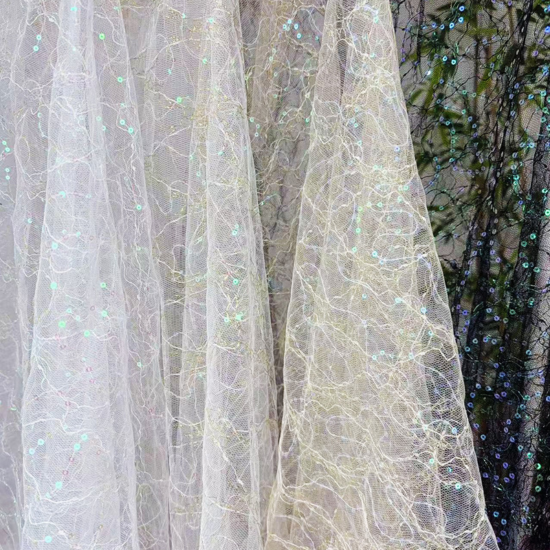 4 Colors French Tulle Evening  - đánh giá và giá Glitter Tablecloth