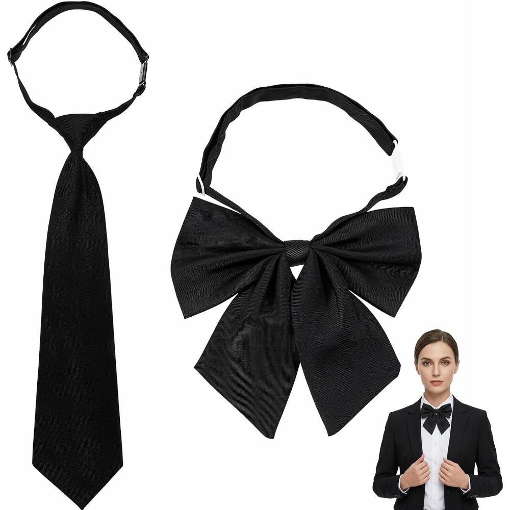 Black Bow Ties for Women, Larg - đánh giá và giá Event & Party Supply