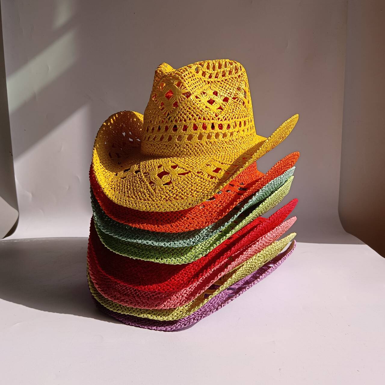 Cowboy Straw Hat new color Han - đánh giá và giá Paper Straw Color