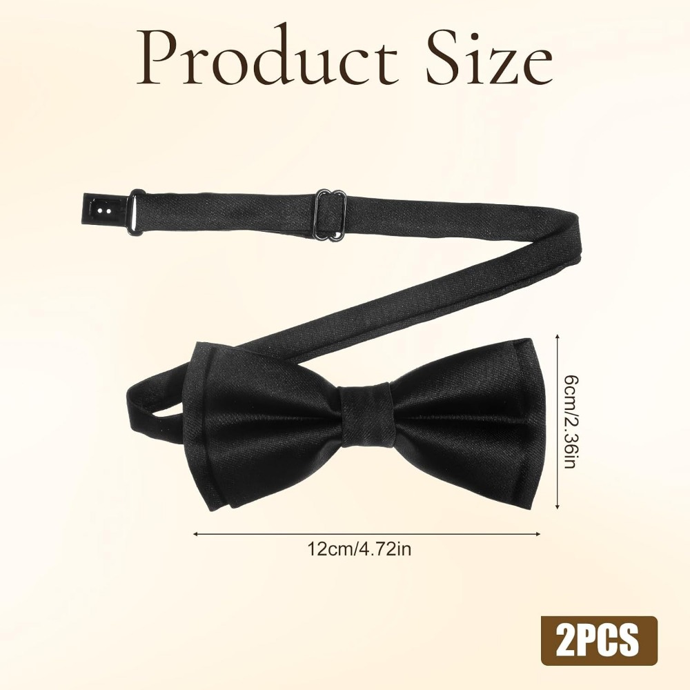 Men's Bow Ties, 2-Pack Solid C - đánh giá và giá Event & Party Supply