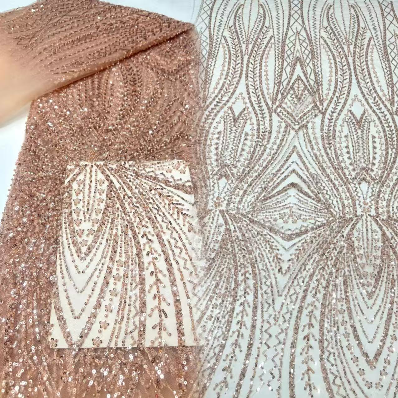 African Lace Fabric Sequins Be - đánh giá và giá Glitter Tablecloth