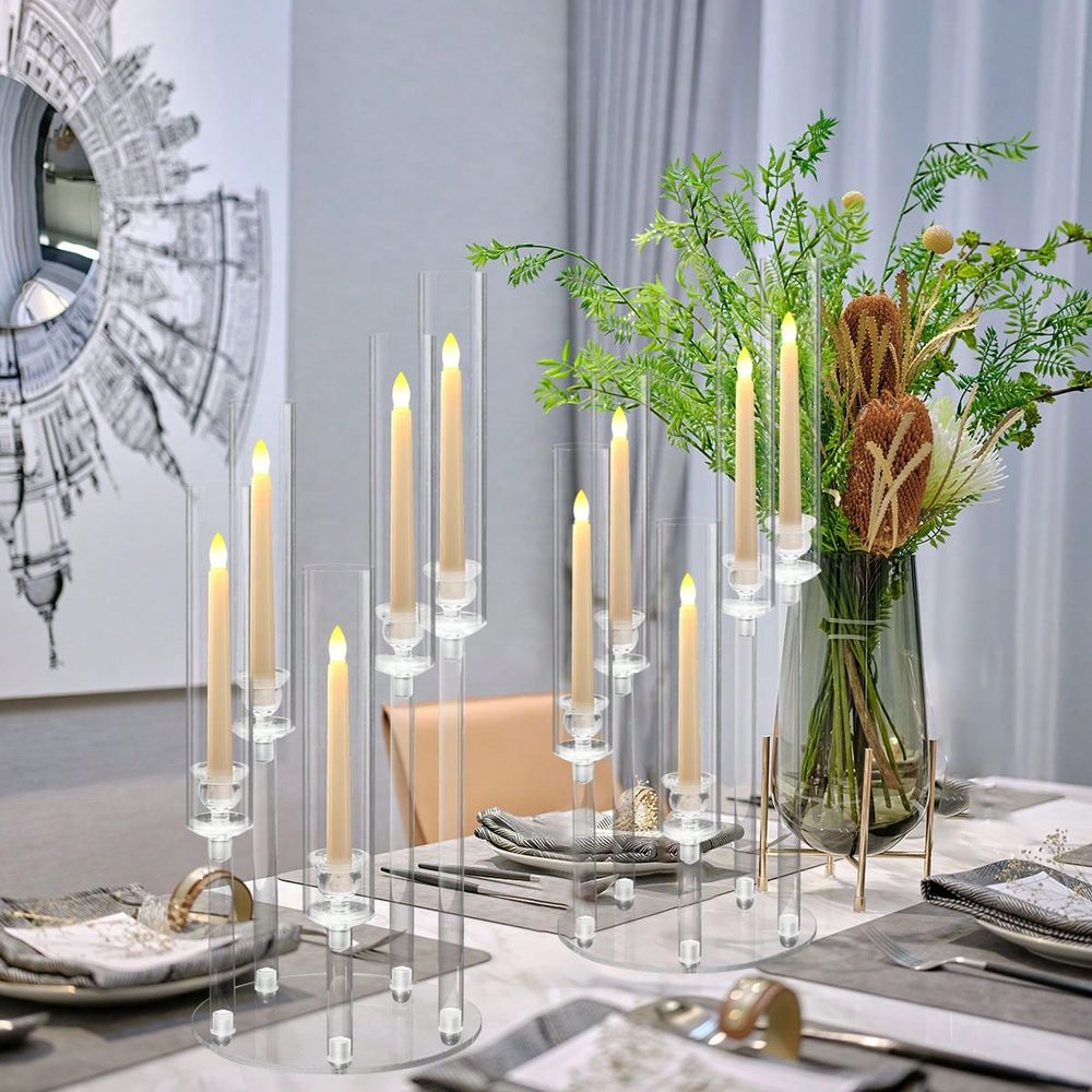 5 Arm Acrylic Candelabra For T - đánh giá và giá Centerpiece Stick