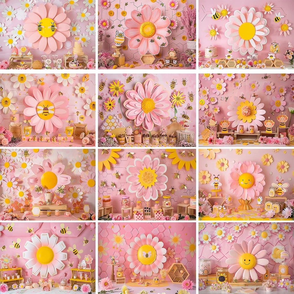 Mocsicka Sweet Daisy Girl Birt - đánh giá và giá Dessert Table Backdrop