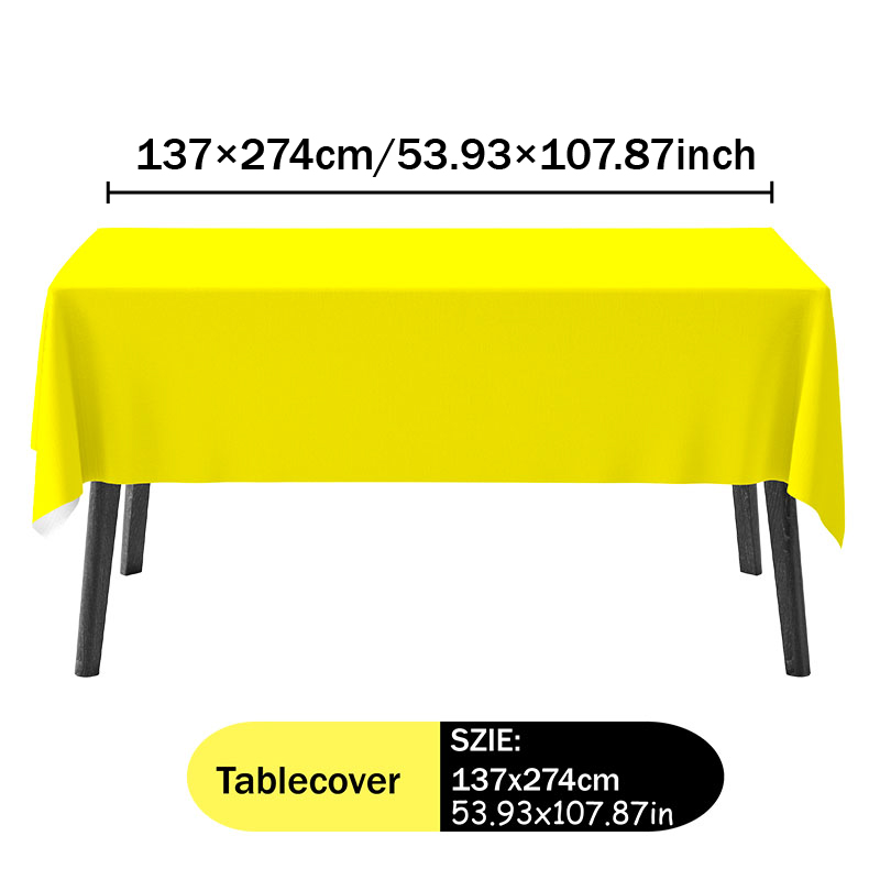 Yellow Tablecloth Napkin Set P - đánh giá và giá Table Cloth Disposable