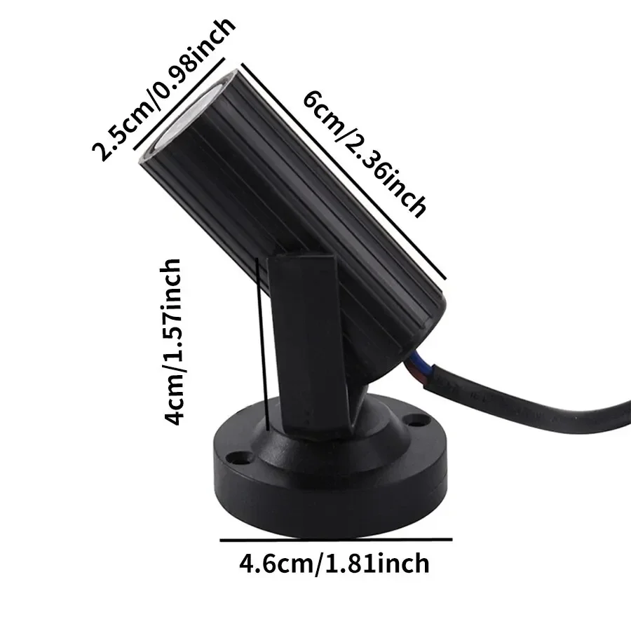 85-265V Mini RGB Spotlight LED - đánh giá và giá Event Party Dj