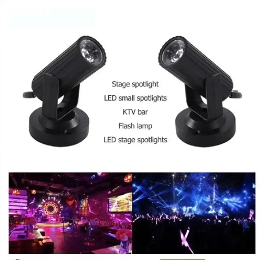 85-265V Mini RGB Spotlight LED - đánh giá và giá Event Party Dj