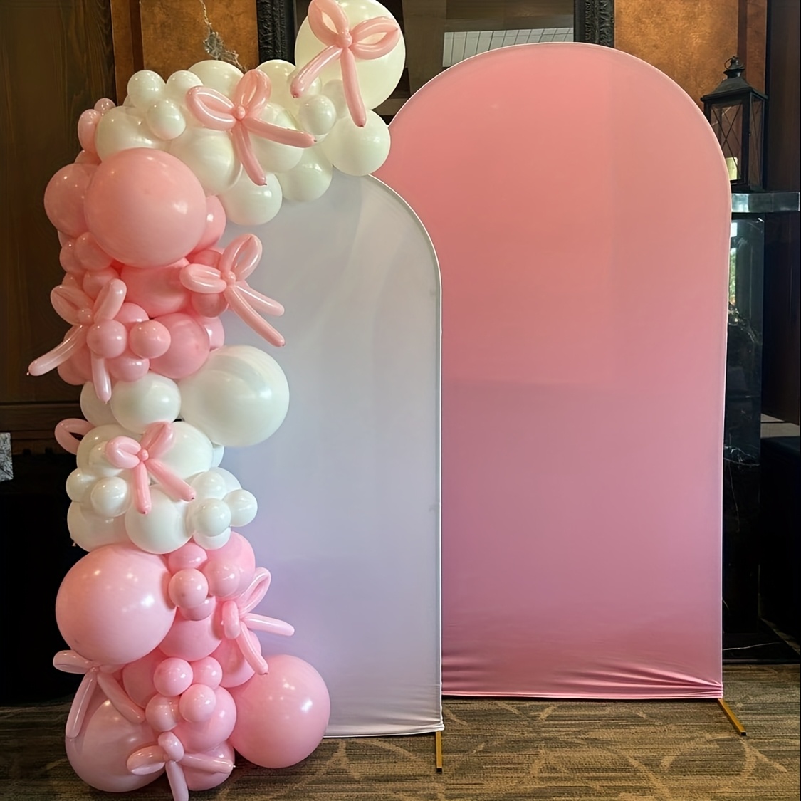 141 Pcs Pink Ribbon Balloons A - đánh giá và giá Balloon Arch Kit